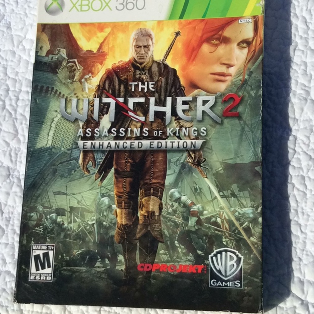XBOX 360 PreOwned Witcher COMPLETE SET EUC